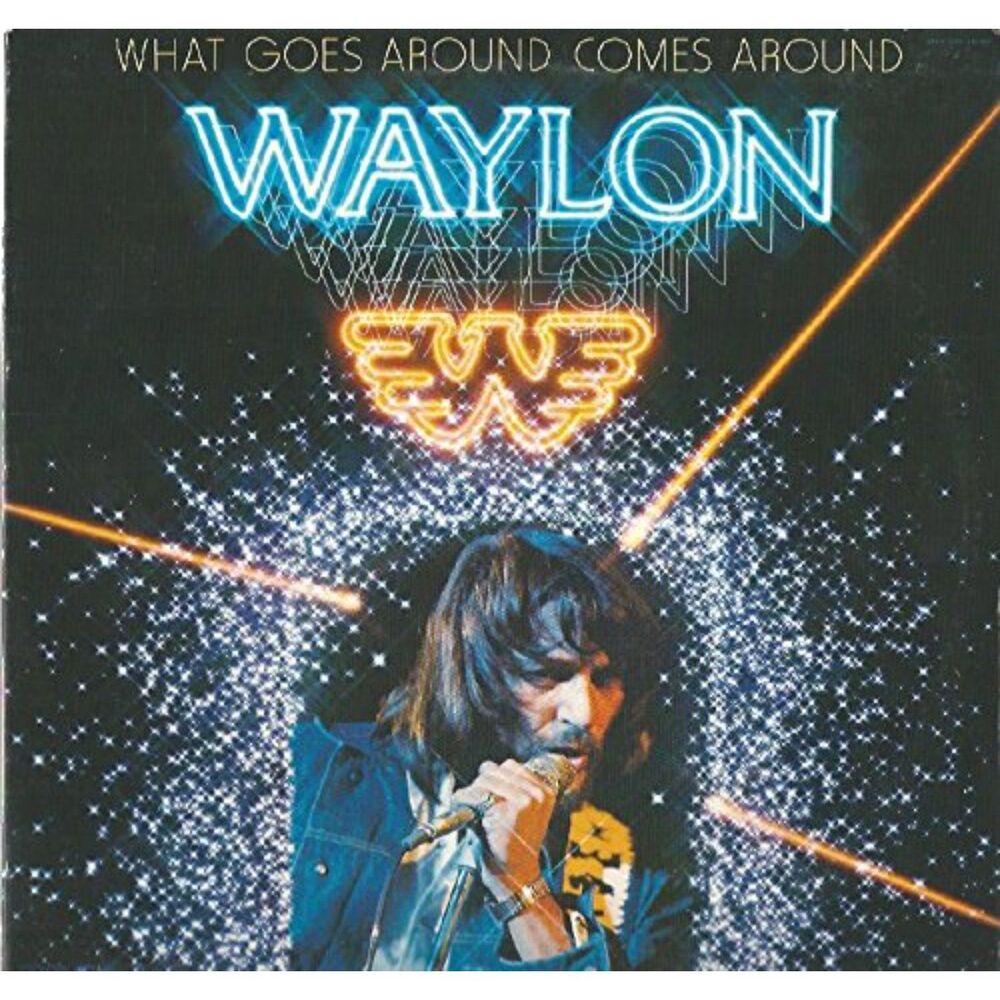 Waylon Jennings: What Goes Around Comes Around RCA AHL1-3493 LP Vinyl